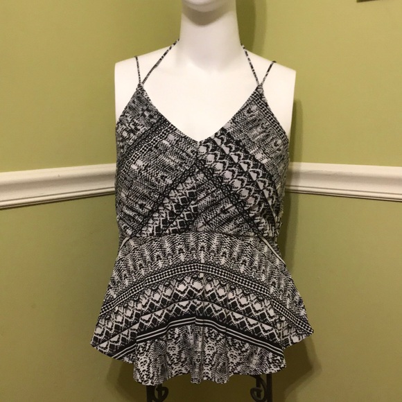 Jessica Simpson Tops - Jessica Simpson Spaghetti Strap Neck Tie Top Sz L